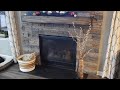 Faux Stone Fireplace DIY Installation