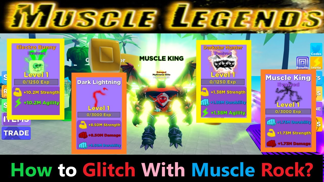 Pet glitch in Muscle legends?!!(still working after the update and without  30rebirths!) 