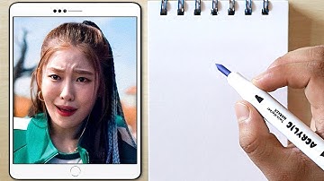 Draw realistic Squid Game characters with a twist