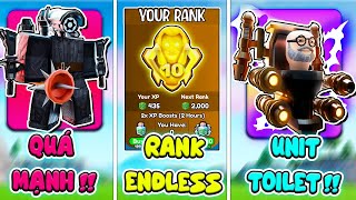 TOÀN BỘ VỀ UPDATE TẬP 73 PHẦN 1 TOILET TOWER DEFENSE | UNIT MỚI VÀ CHẾ ĐỘ RANK ENDLESS  XUẤT HIỆN!!