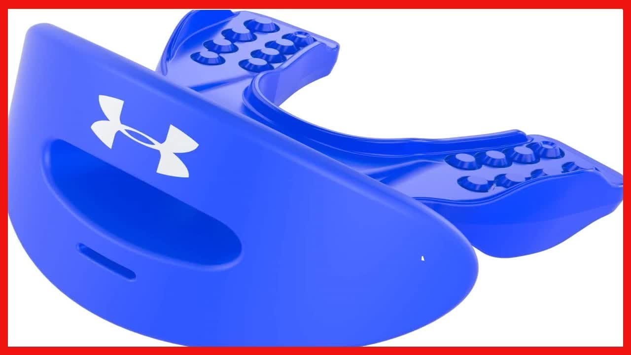 Under Armour Air Lip Guard/Mouth Guard for Football. Breathable & Comfortable. No Boil Required