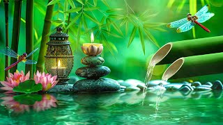 Relaxing Piano Music Bamboo Water Fountain  Sleep Music, Relaxing Music, Meditation Music