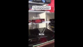 Is there real money inside your old plasma TV? Let's find out.