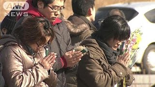 3月11日午後2時46分　各地で鎮魂と復興への祈り(15/03/11)
