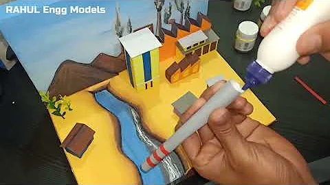 How to make Pollution Model | Air, Water, Land And Sound Pollution | School Project Models