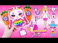 Barbie Dolls Dress Up - How To Make Rainbow Pink Bunny Hospital Handmade | WOA Doll Channel