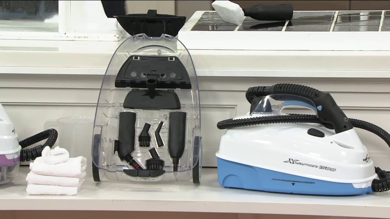 Eurosteam 1500 Watt Maximum Multi Steam Cleaner & Tools on QVC YouTube