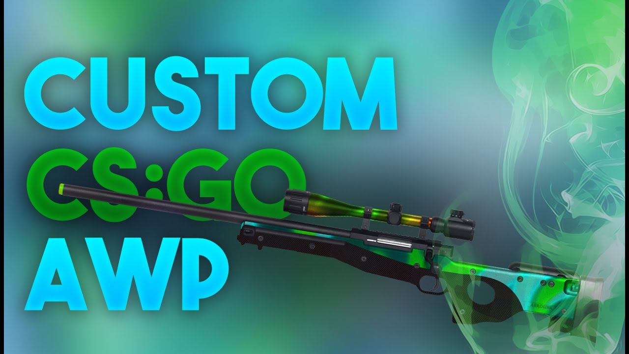Custom CS:GO AWP Skin - Speedart - YouTube