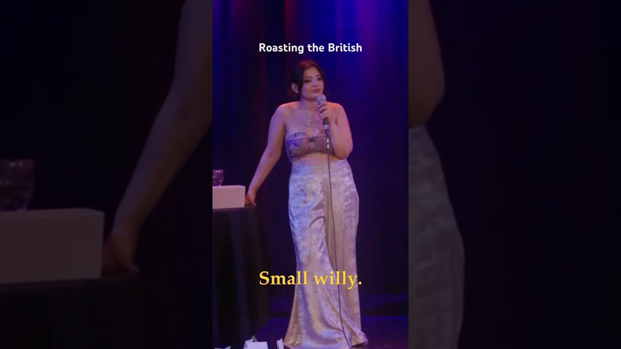 Roasting the British 🤣 #comedy