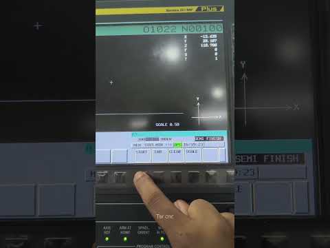 Fanuc CNC Graph Check & Dry Run Tutorial Tamil