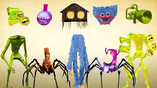 Wrong Heads House Head, Siren Head Cartoon Cat Dog, Double Siren Head Traffik, Siren Head Eyeball