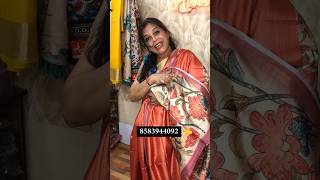 Best Selling Pen Kalamkari Saree | Booking 8583944092