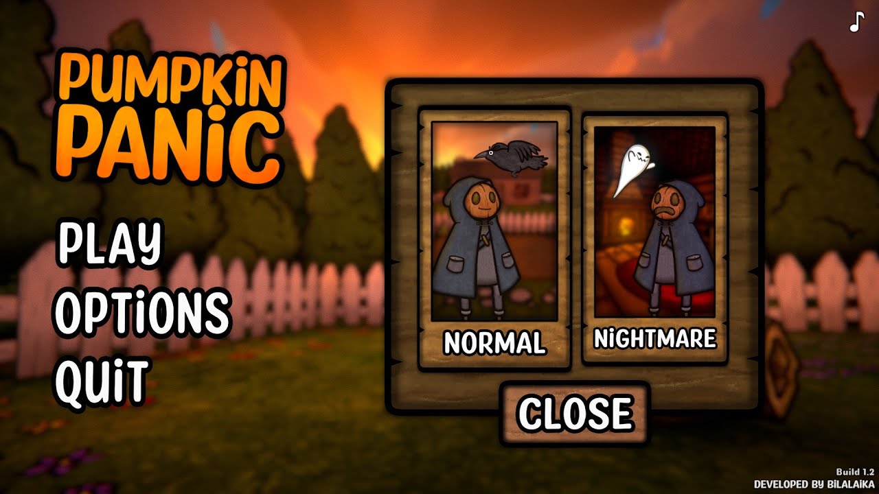 Pumpkin Panic Nightmare Mode - Full Run
