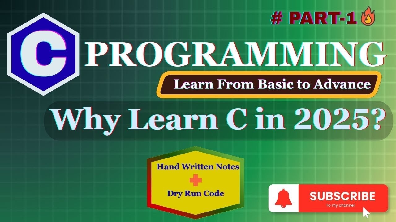 Start C Programming Like a Pro | Full Course Introduction - YouTube