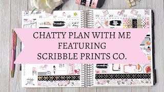 CHATTY PLAN WITH ME FEATURING/ SPC CAFE BY { SCRIBBLE PRINTS CO.}