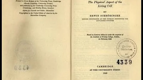 What is life?  The Physical Aspect of the Living Cell.  By Erwin Schrödinger.  Audiobook Part 1