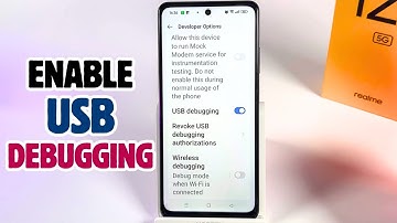 Realme 12x 5G USB Debugging Guide - Turn It On and Off Easily