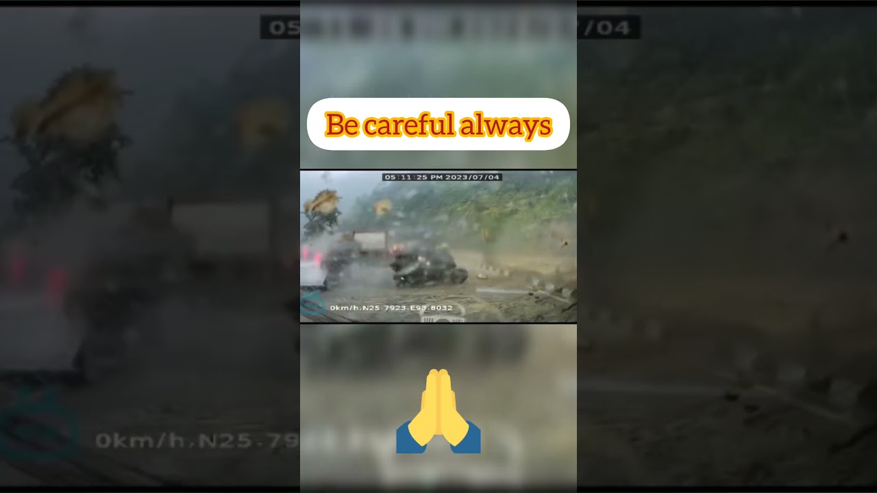 Dangerous Rainy Season | Road accident | Be vigilant