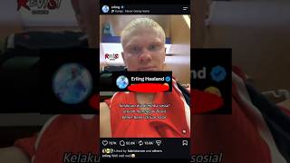 Postingan liar Haaland usai kalahkan Brasil dicap tak ada respect-nya 😳