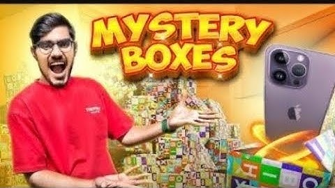 Unboxing 100 Mystery boxes worth ₹150000 by crazy xyz akhirkar i phone mil gyai