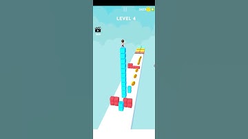 Cube Stacker Surfer 3D Gameplay all level #Shorts