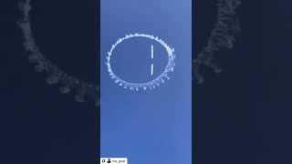 plane makes design in the sky happy  - 2023 amazing