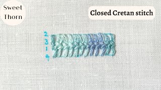 Closed Cretan Stitch