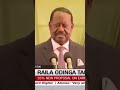 Raila speaks // #raila #azimiolaumoja #kenyanews #railaodinga #politics #politicalnews #baba #short
