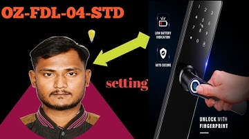 Smart lock (OZ-FDL-04-STD) mobile 📲 installation