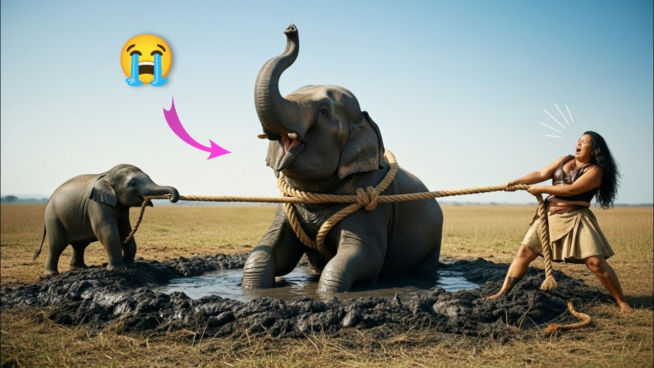 “Wild Elephant Rescue in the Jungle | Emotional Moment”
