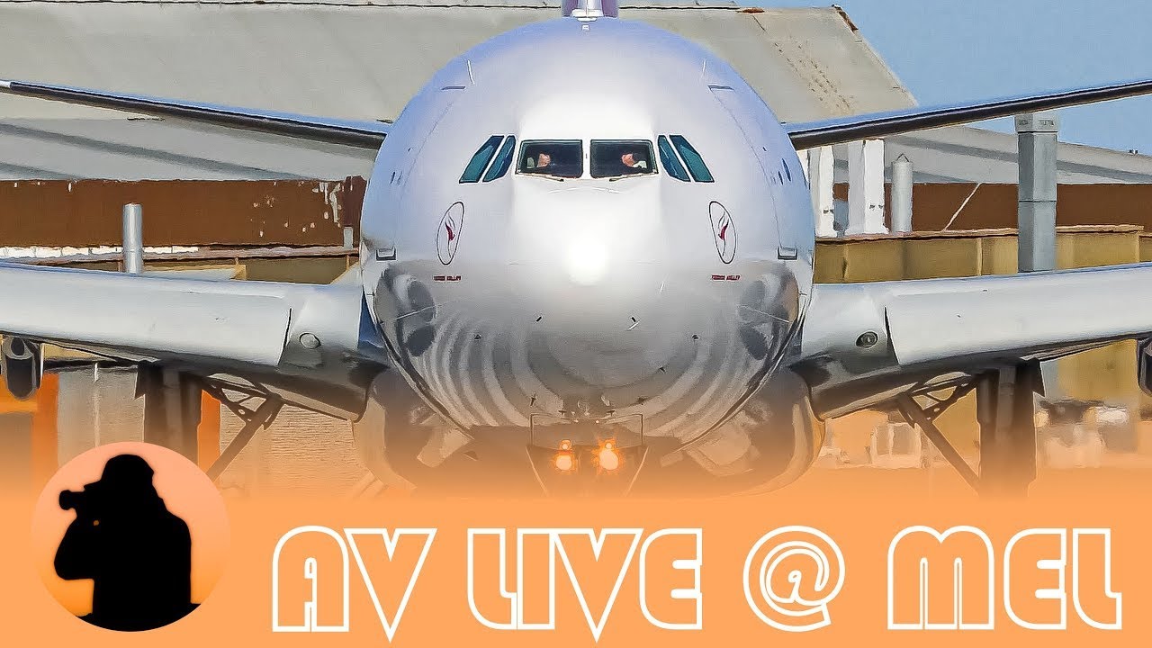🔴LIVE Plane Spotting at MELBOURNE AIRPORT AUSTRALIA with 📻 LIVE ATC! YouTube