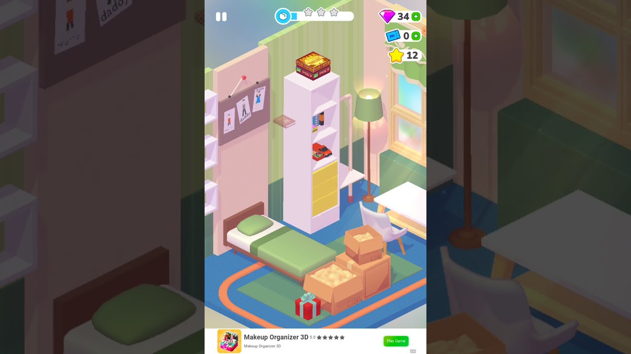 Relxing asmr vidoe for playing game  name of game decor life