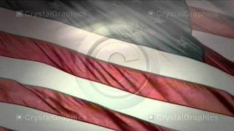 Video Clips for PowerPoint by CrystalGraphics - US Flag Old Loop