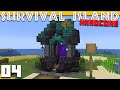 Minecraft: Multiplayer Survival Island Hardcore - Enchantment Build! | Minecraft 1.16 Survival [04]
