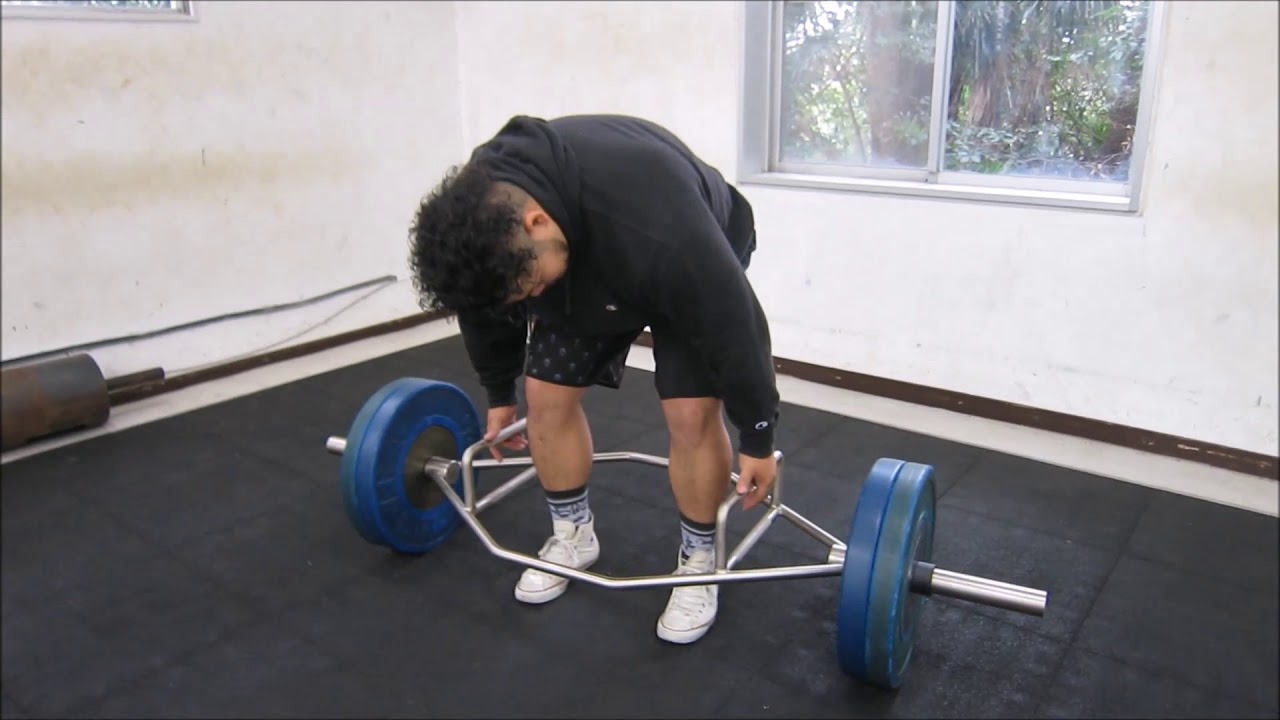 HexBar デッドリフト（ハイポジション）