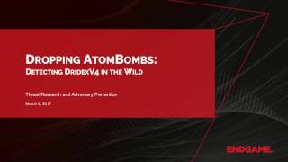 Dropping AtomBombs