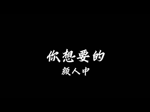 你想要的 颜人中 【歌词版】