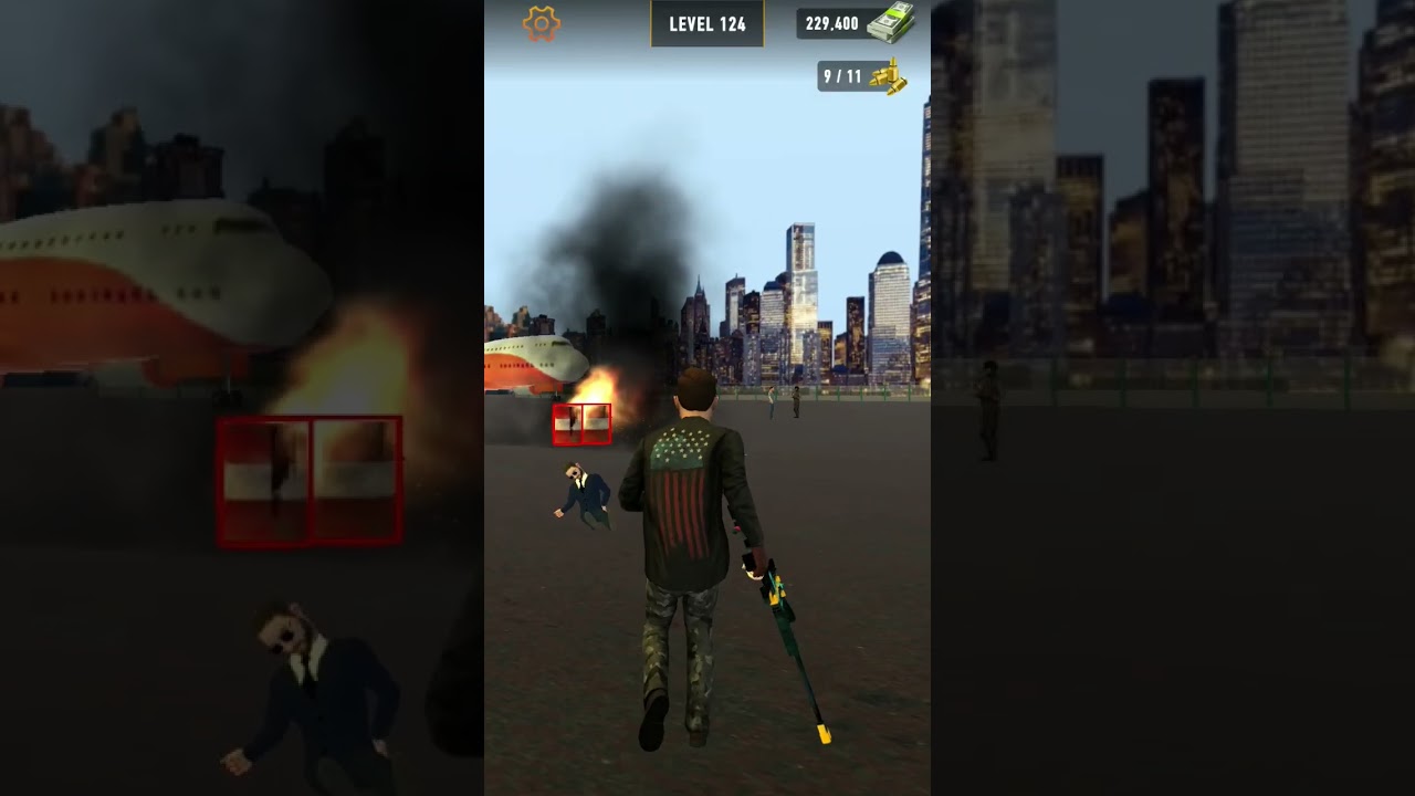 Cs Contract Sniper:Gun War  - All Levels 125