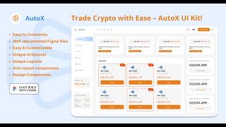 AutoX Crypto UI Kit - Build Powerful Crypto Exchange &amp; Trading Websites 🚀📊