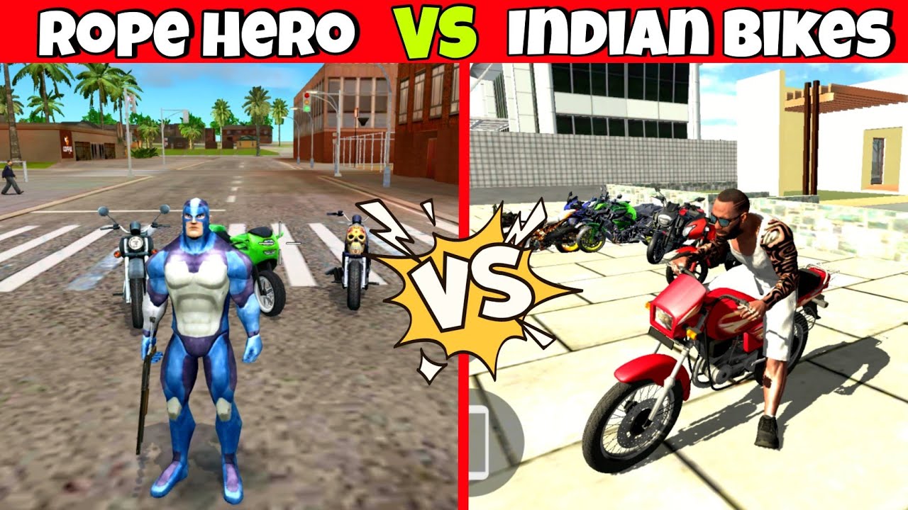 rope hero vs indian bikes driving 3d who is best black spider 2.0