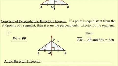5.2 perpendicular and angle bisectors