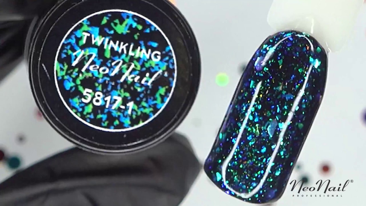 акриловая краска для стен Гель-лак №5817 «Twinkling» из коллекции Star Glow от NeoNail Professional