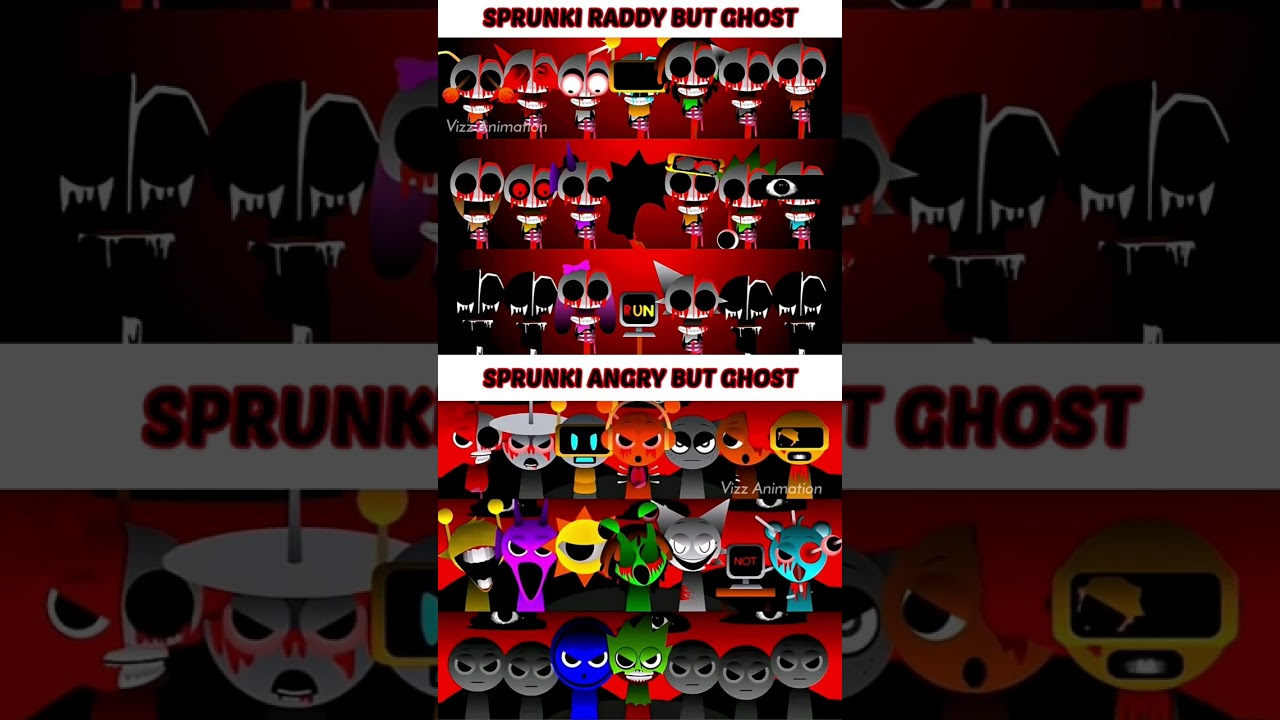 SPRUNKI RADDY BUT GHOST vs SPRUNKI ANGRY BUT GHOST 