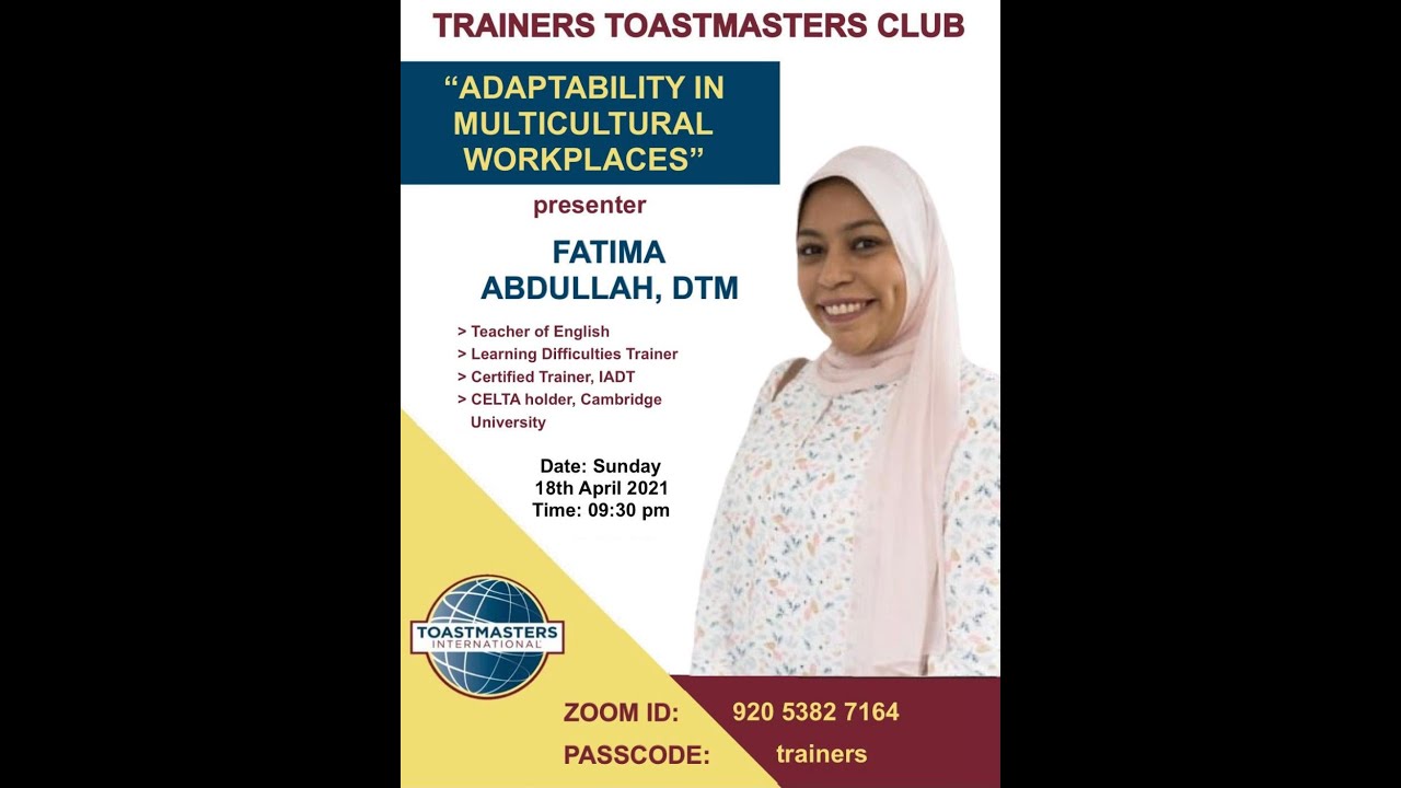 Trainers Apr 18, 2021- Adaptability in Multicultural Workplaces