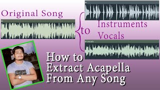 How to extract Vocal and Instrumental from original song in Nepali screenshot 2