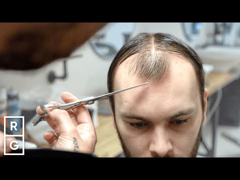 Mens Receding Hairline Taper Haircut | The Revival | AD The Barber - YouTube