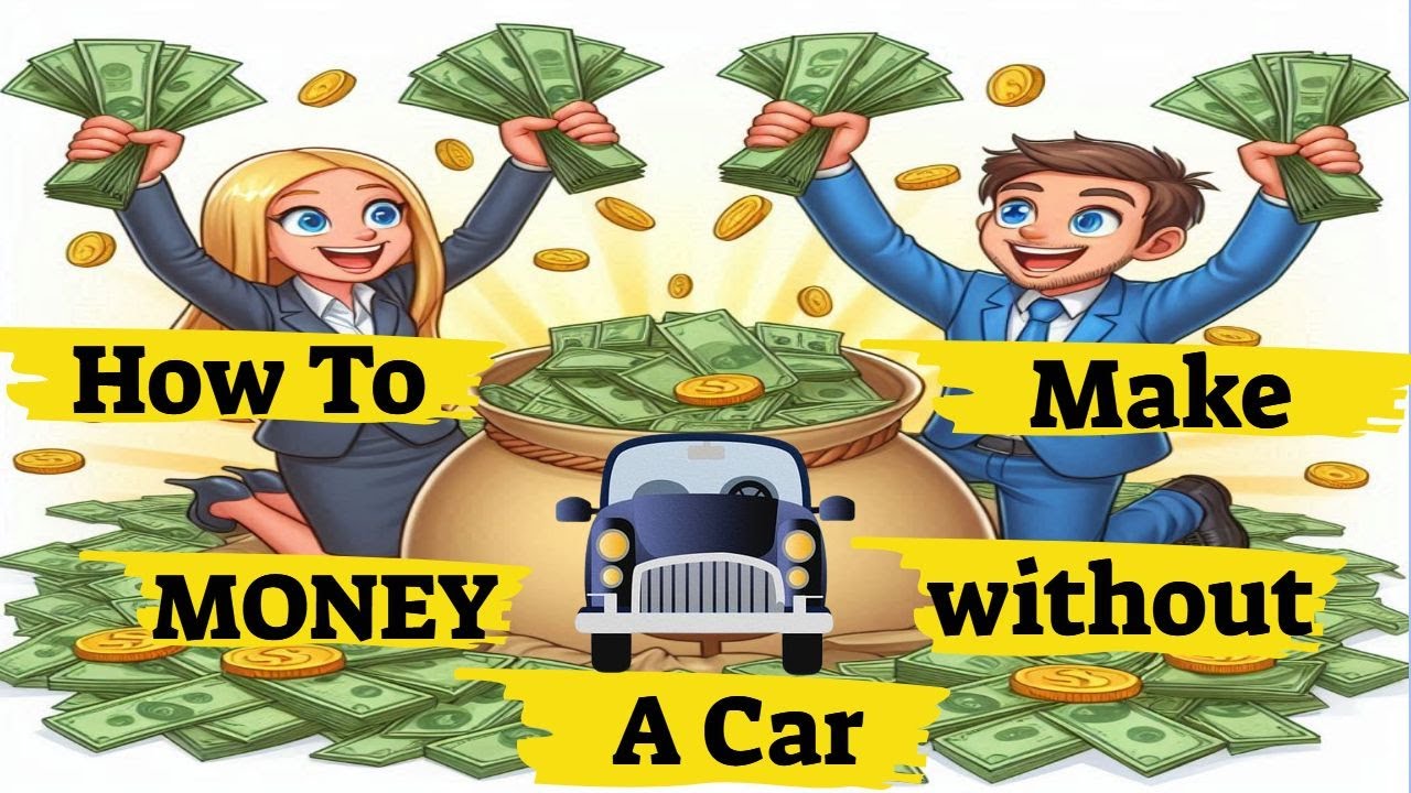 Person earning money without a car through side hustles and flexible jobs