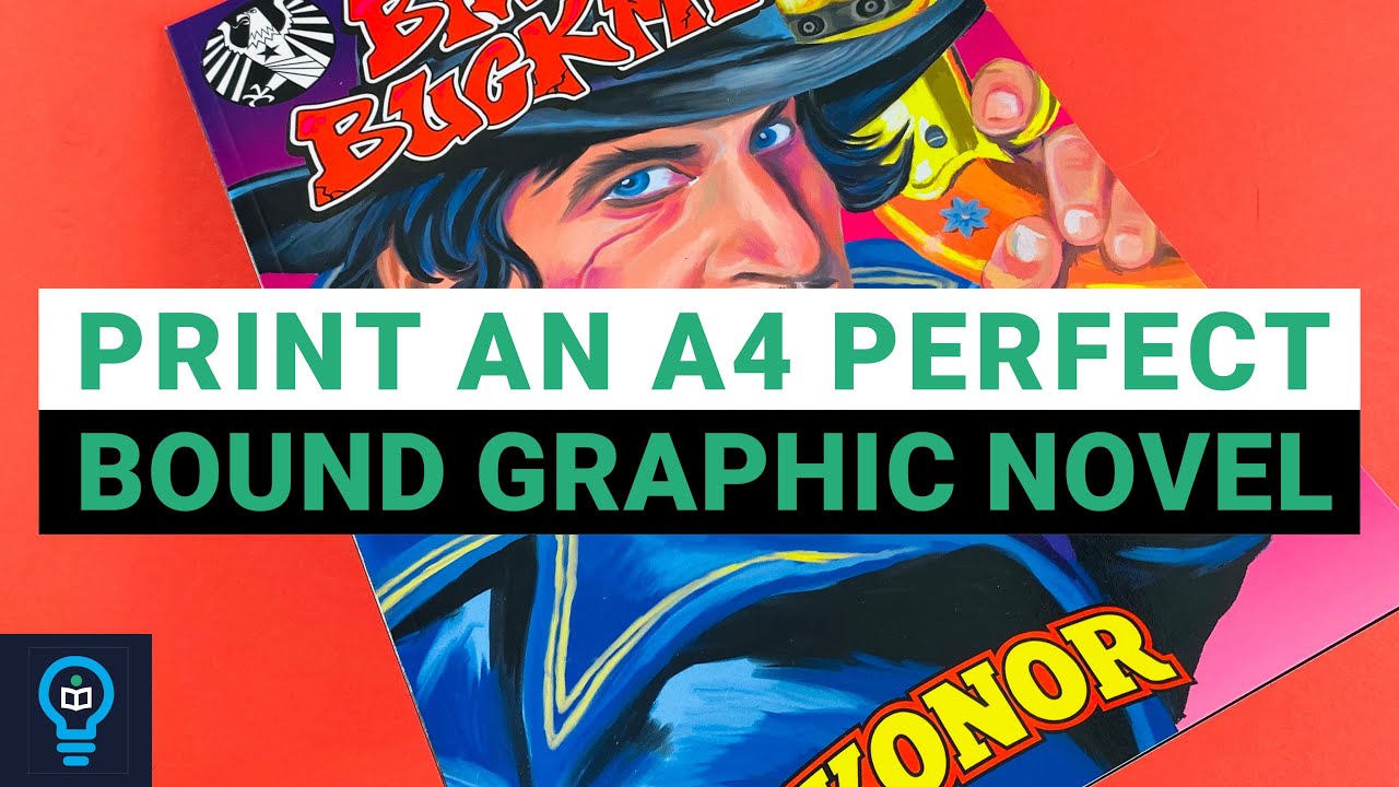 PRINT an A4 PERFECT BOUND GRAPHIC NOVEL at EX WHY ZED - YouTube