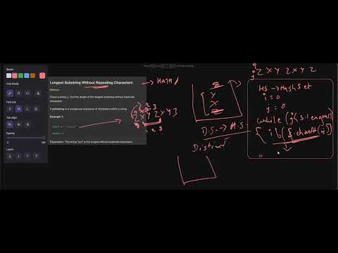 NeetCode 18 | Longest Substring Without Repeating Characters | LeetCode #3 |