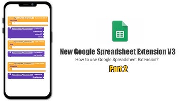 How to use Google Spreadsheet extension V3 in kodular part 2